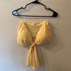 NWT Blashe tube top swimsuit top size large